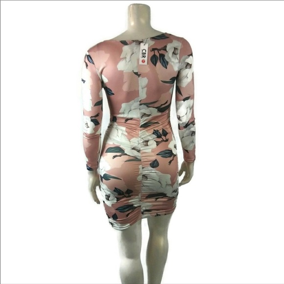 CBR Floral Bodycon Dress M - Picture 6 of 7